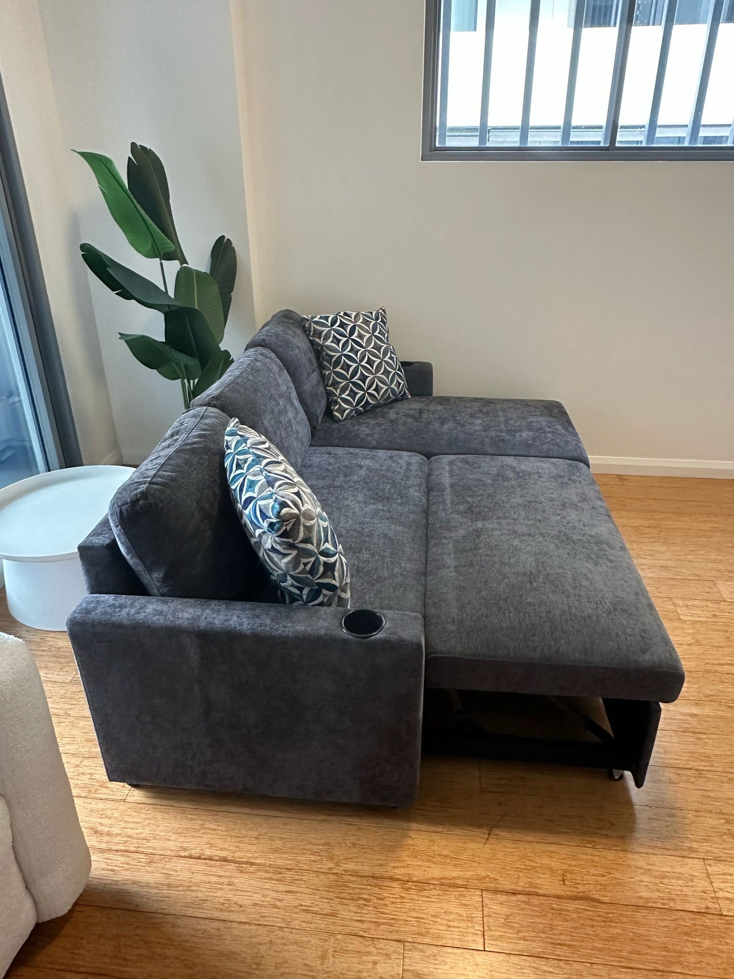 L Shape Sofa Bed Brand New