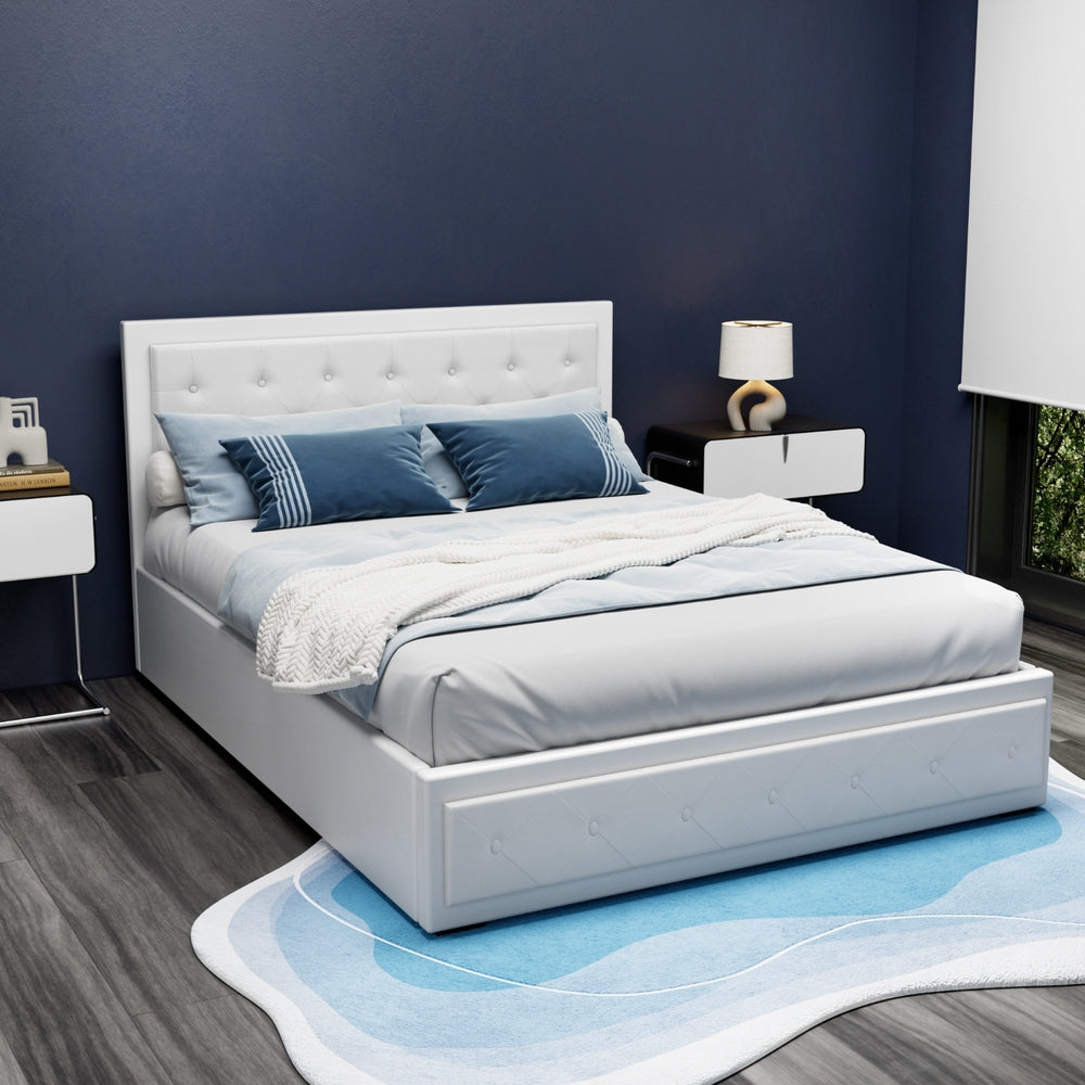 Bed Frame Queen Size Gas Lift TIYO