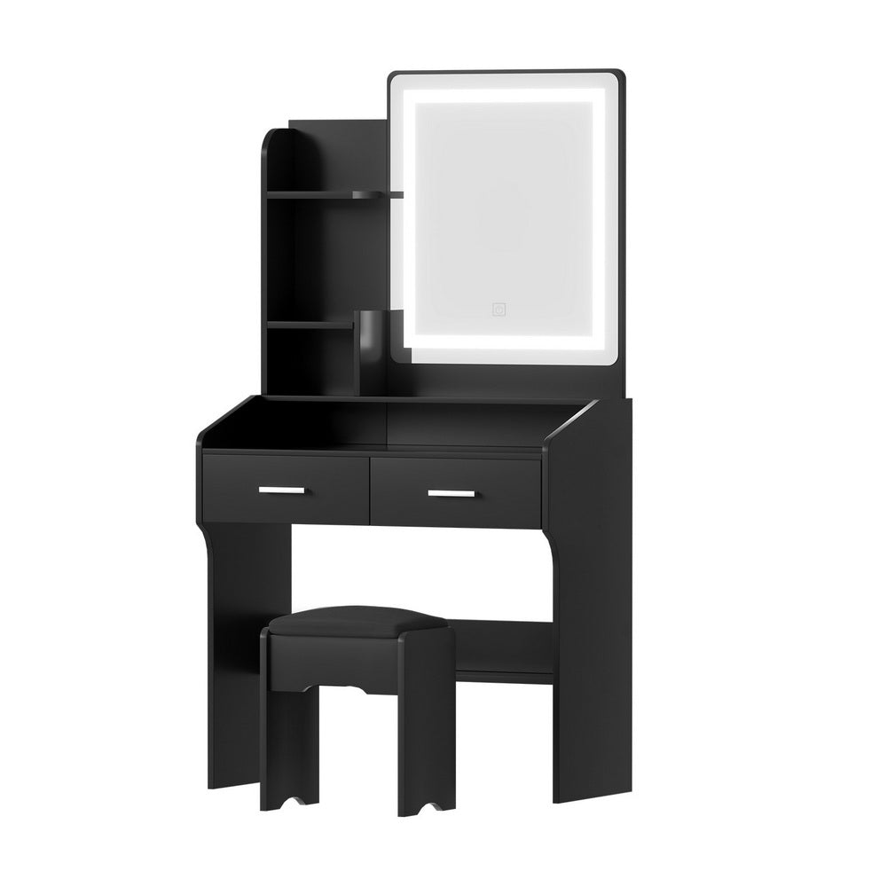 Dressing Table Set Stool Led Doria