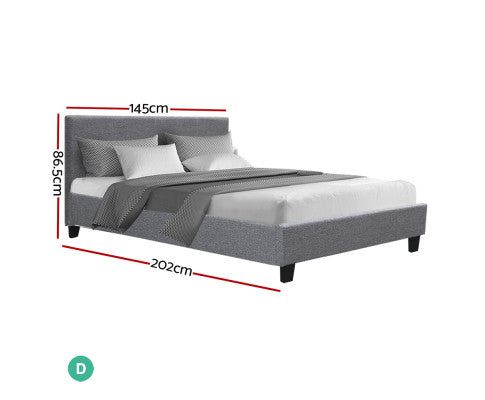 Artiss Bed Frame Grey NEO