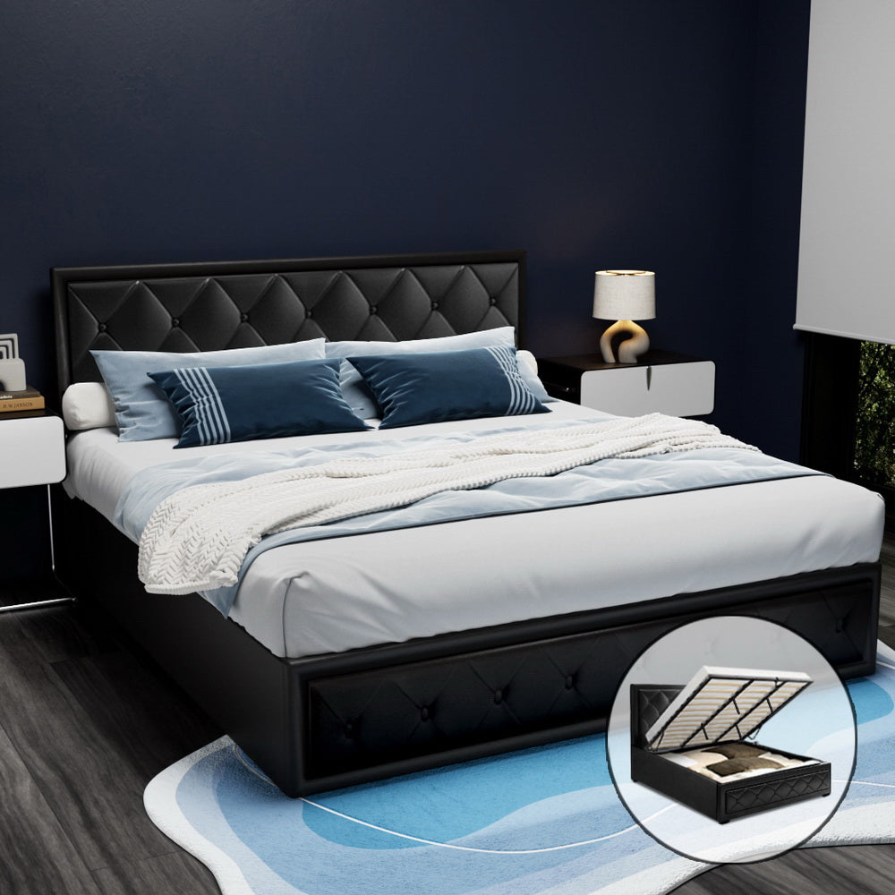 Bed Frame King Size Gas Lift