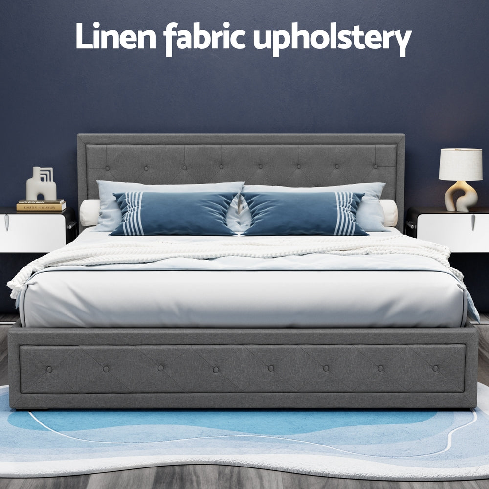 Bed Frame King Size Gas Lift