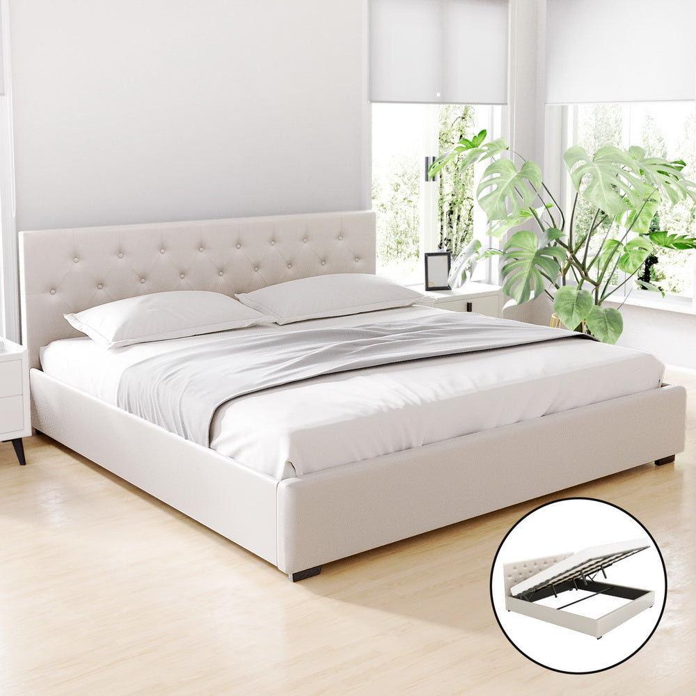 Bed Frame King Size Gas Lift