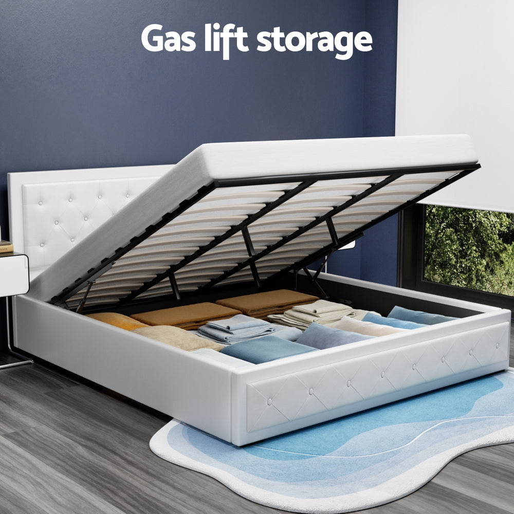 Bed Frame King Size Gas Lift