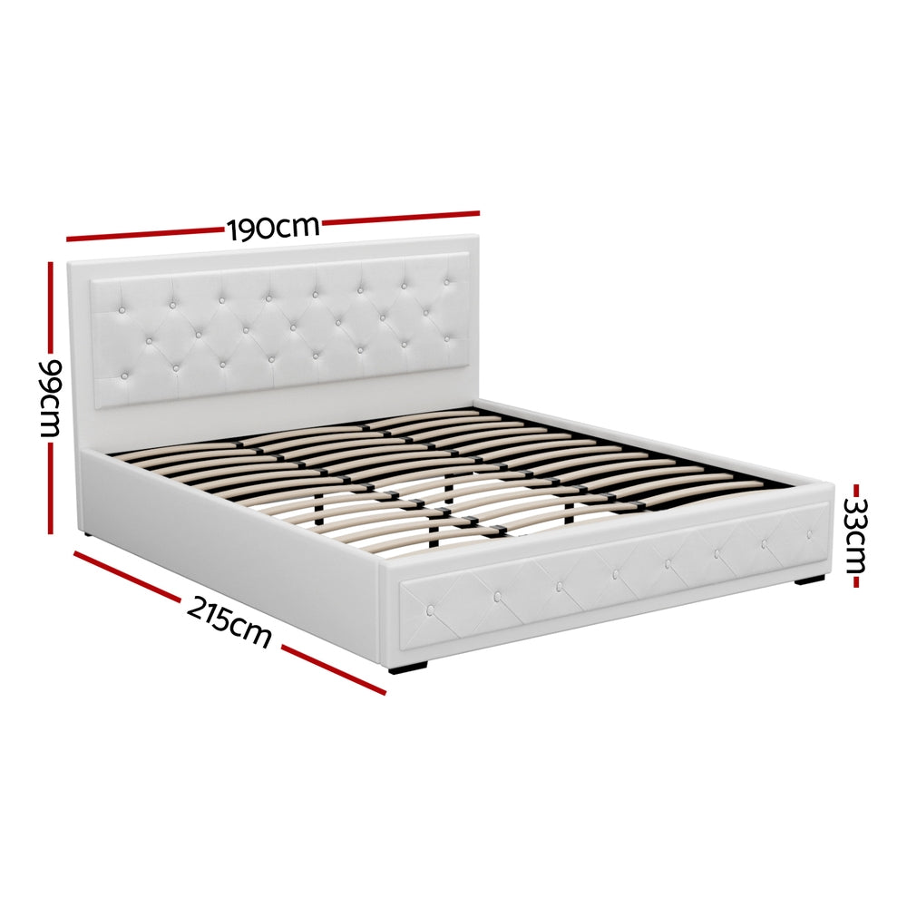Bed Frame King Size Gas Lift