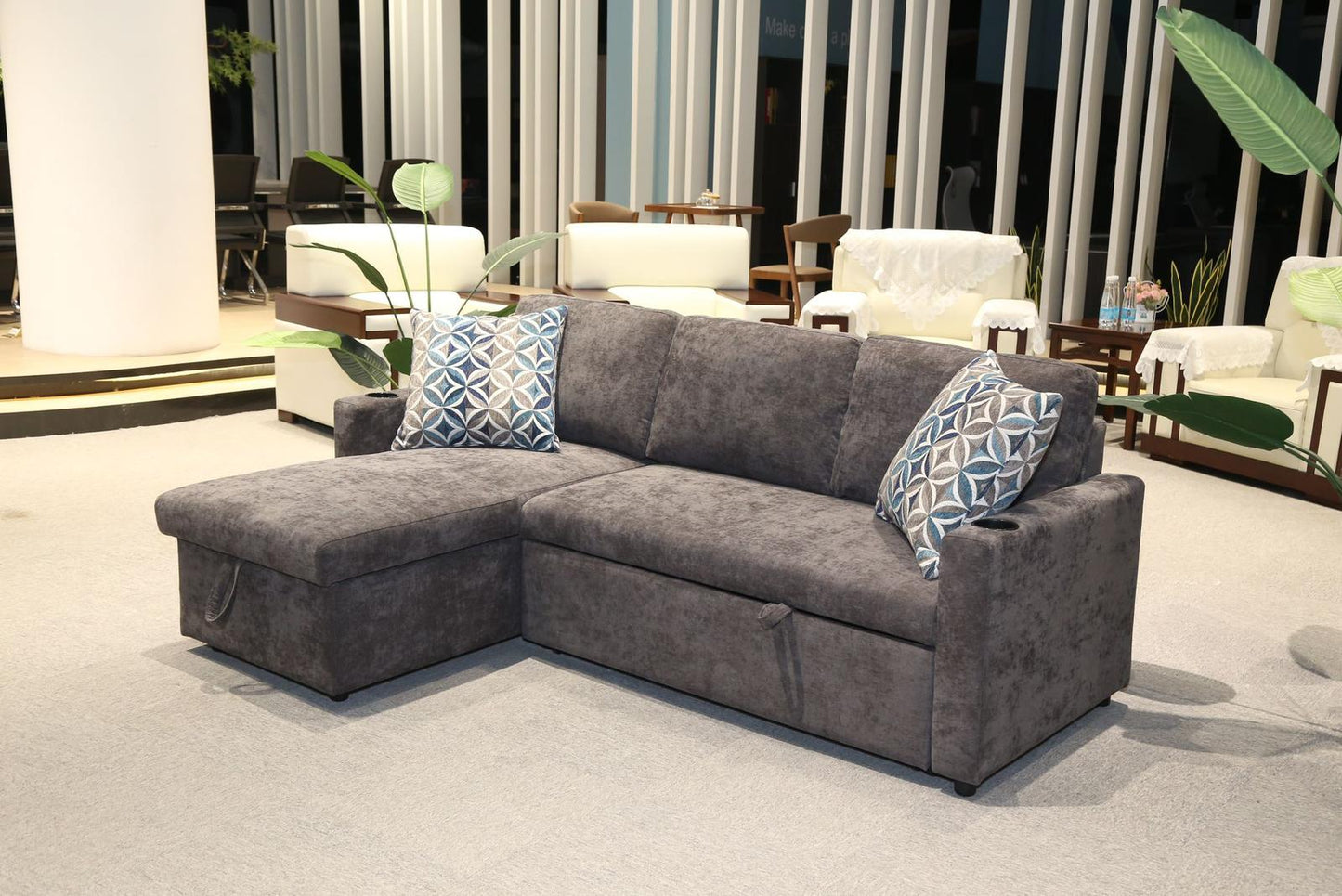L Shape Sofa Bed Brand New