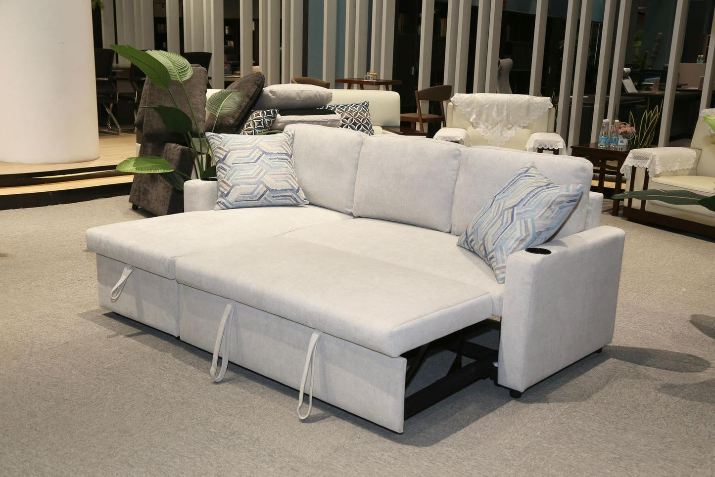 L Shape Sofa Bed Brand New