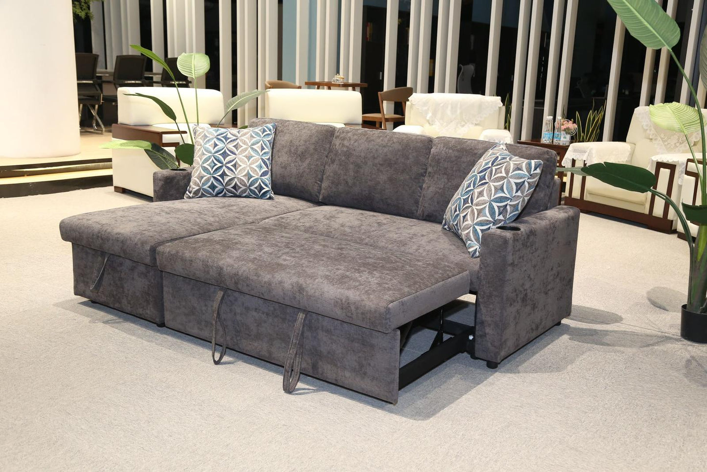 L Shape Sofa Bed Brand New
