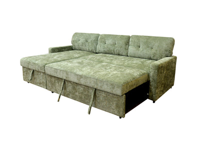 Large 4 Seater L-Shape Sofa Bed with Storage – Pull-Out Bed