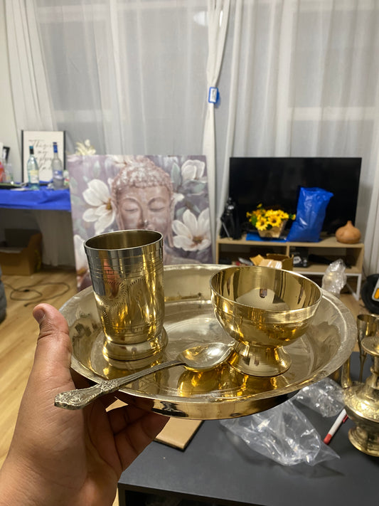 Bronze Thali Set