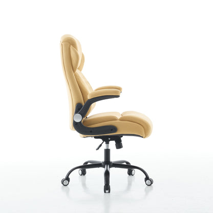 Gaming & Office Chair – Dark Grey, Camel & Green
