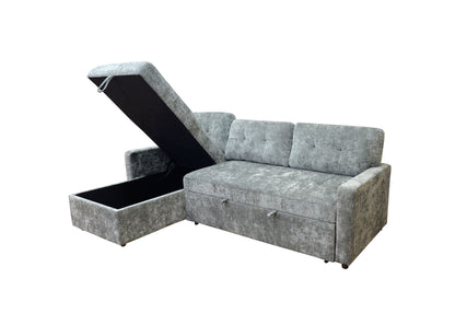 Large 4 Seater L-Shape Sofa Bed with Storage – Pull-Out Bed