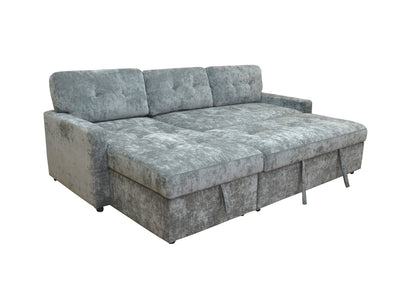 Large 4 Seater L-Shape Sofa Bed with Storage – Pull-Out Bed