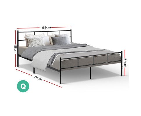 Artiss Bed Frame Metal Bed Frames SOL