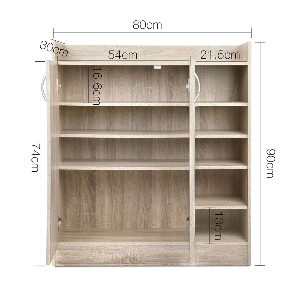 Shoe Rack Cabinet 21 Pairs Adjustable Shelves