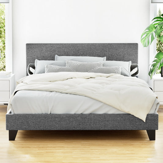 Bed Frame Double Size Grey NEO And 16cm Mattress