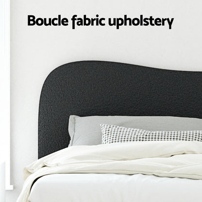 Bed Frame Double Size Boucle DARA