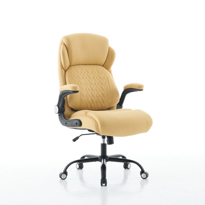 Gaming & Office Chair – Dark Grey, Camel & Green