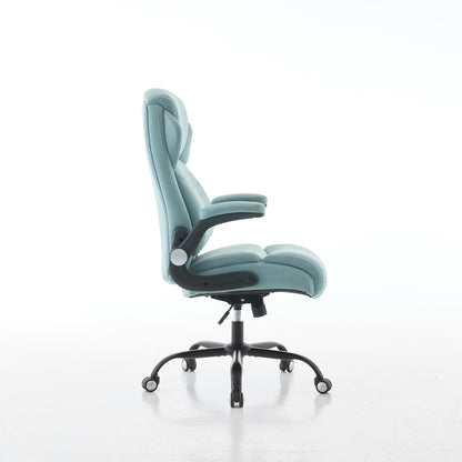 Gaming & Office Chair – Dark Grey, Camel & Green