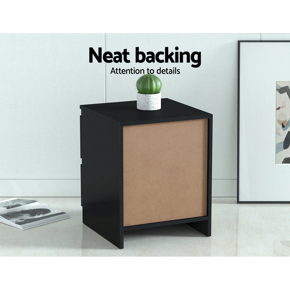 Bedside Table 2 Drawers - PEPE