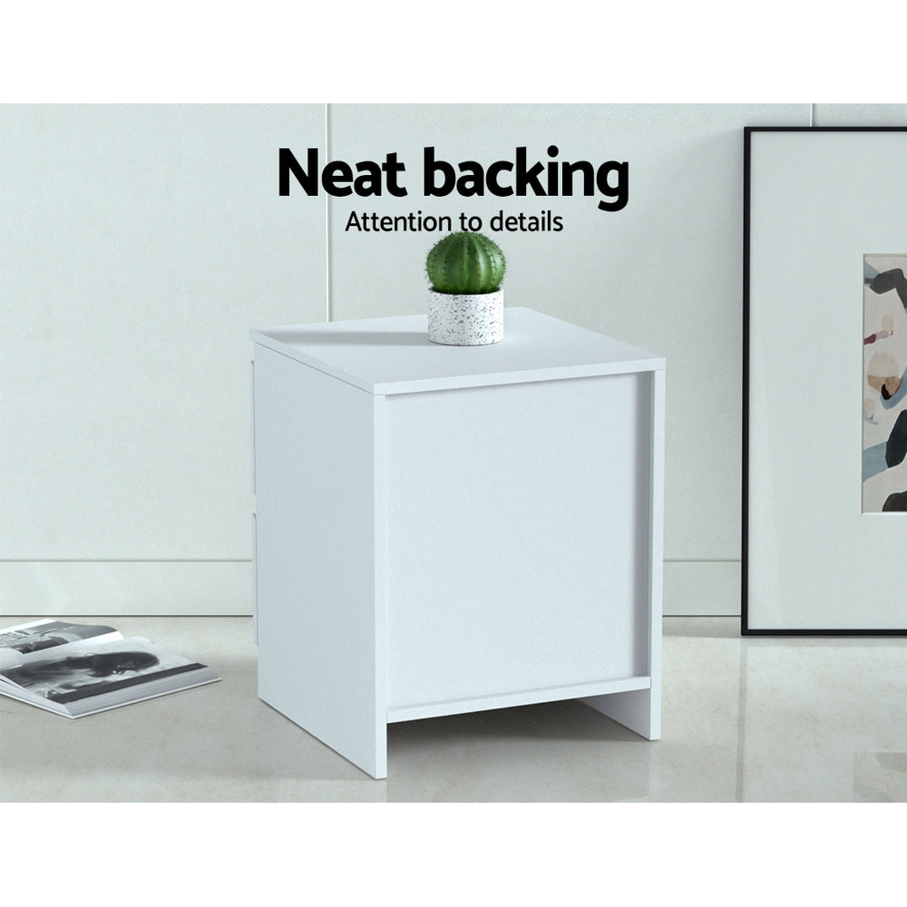 Bedside Table 2 Drawers - PEPE