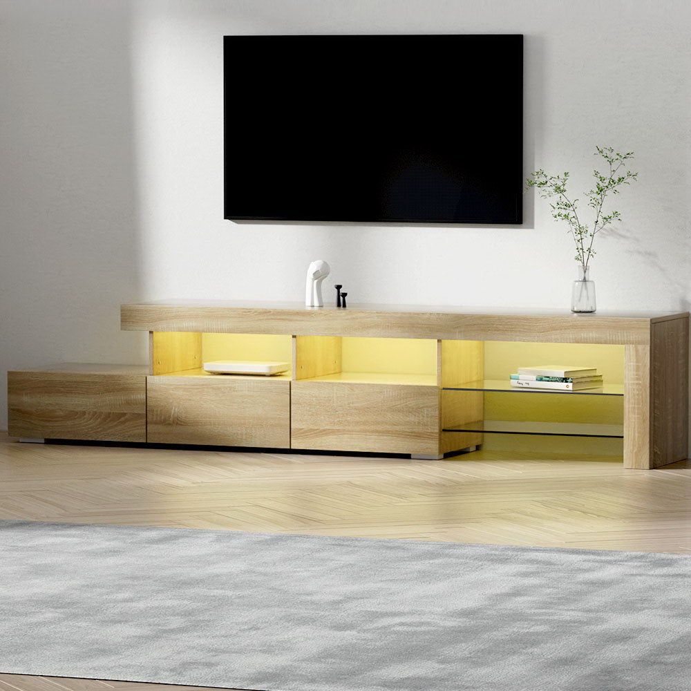 Entertainment Unit TV Cabinet LED 215cm