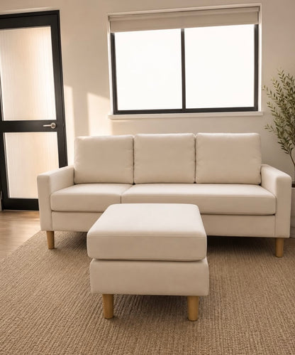 Modern Linen Fabirc Corner Sofa