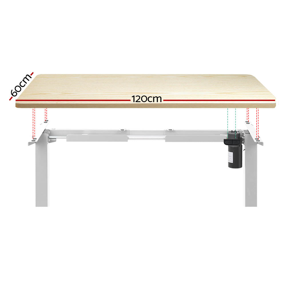 Standing Desk Motorised Sit Stand Desks 120CM