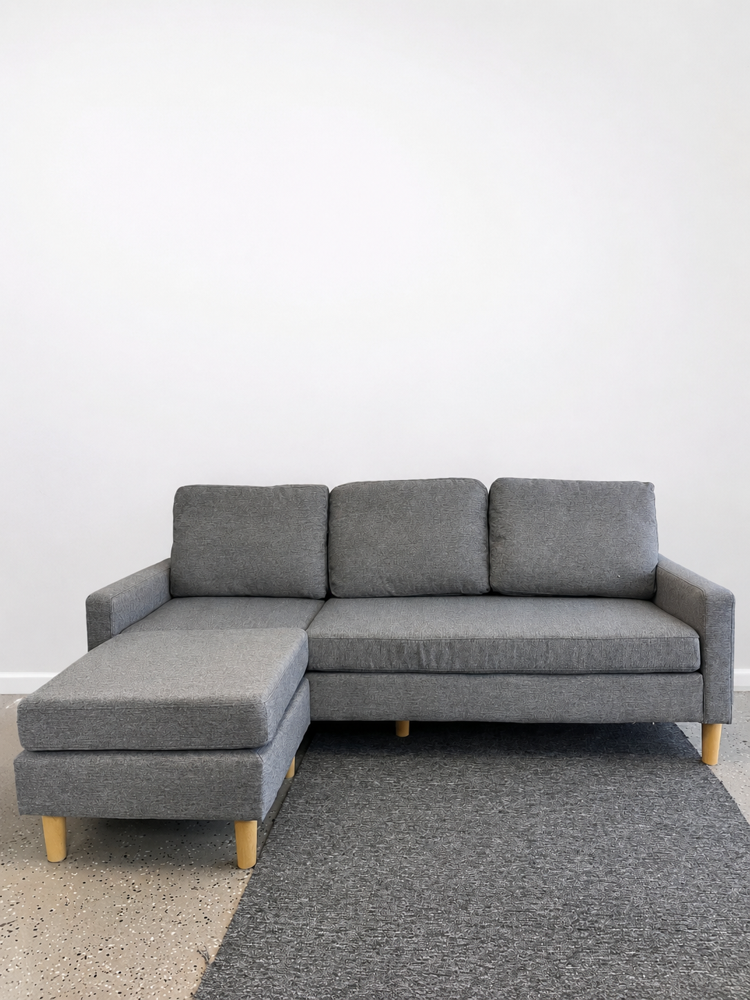 Modern Linen Fabirc Corner Sofa