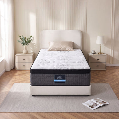 34cm Mattress 9 Zone Latex Foam King Single