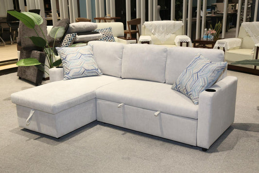 L Shape Sofa Bed Brand New