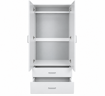 2 Door 2 Drawer Wardrobe